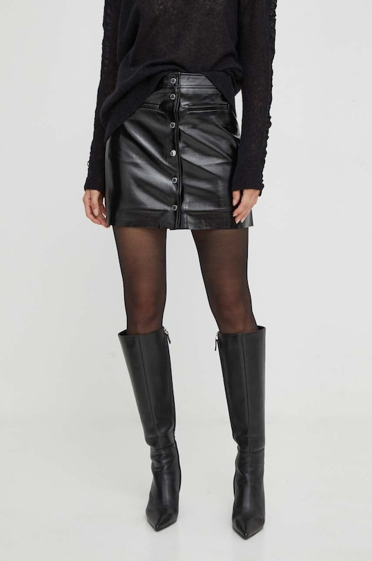 Φούστα Morgan JVINY casual μαύρο JVINY.NOIR