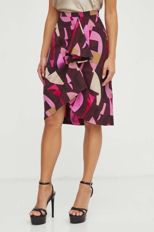 Marella spódnica 2331060336200 bordowy AW23