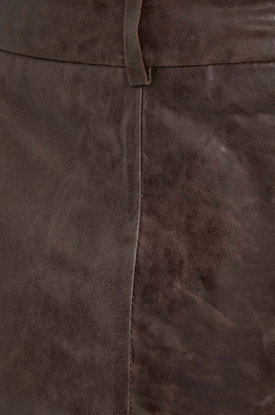 Gestuz fusta de piele 10908393 maro