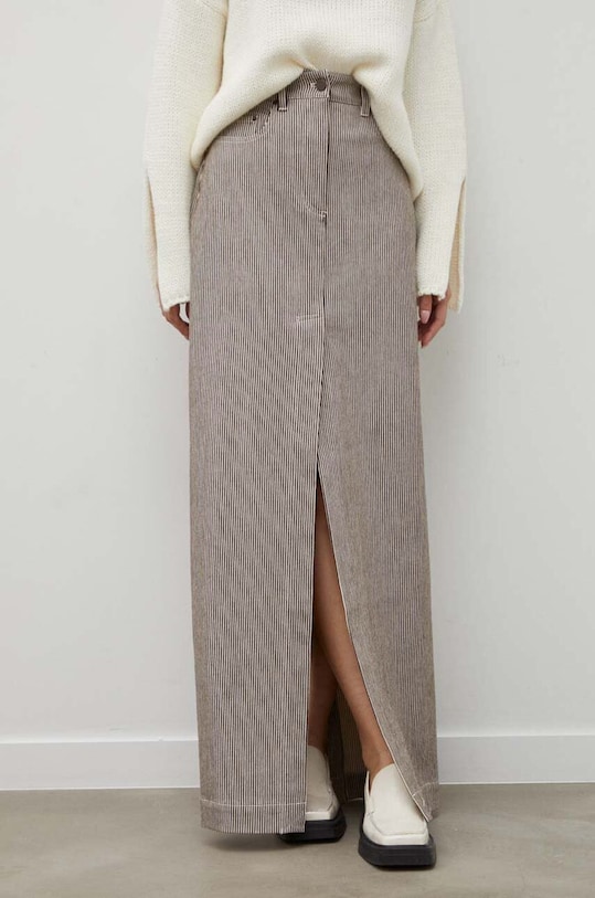 Remain spódnica wzorzyste brązowy 5007432832