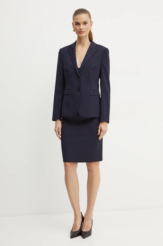 BOSS fusta de lana 50490036 bleumarin AW24