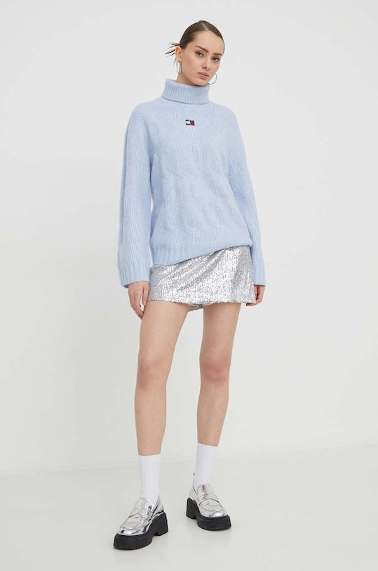 Sukňa Abercrombie & Fitch KI143.3307.904 strieborná AW23