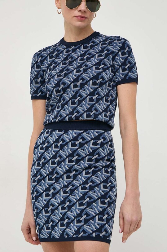 MICHAEL Michael Kors fusta cu modele bleumarin MR470BM9Z6