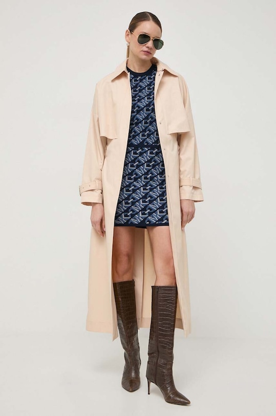 Sukňa MICHAEL Michael Kors MR470BM9Z6 tmavomodrá SS24