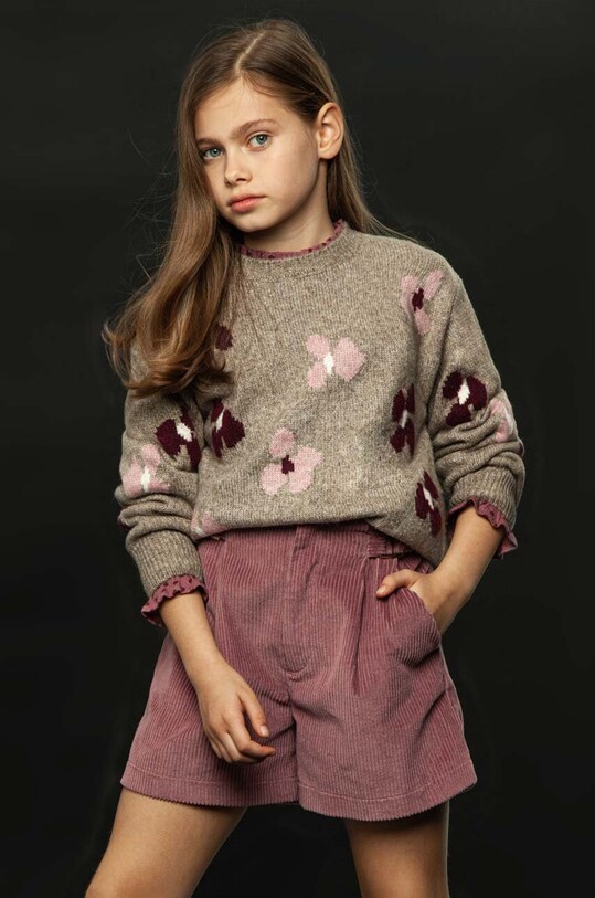 Детские хлопковые шорты Mayoral casual розовый 7211.8D.Junior.9BYX