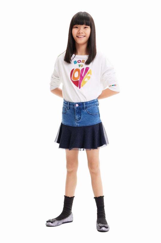 Джинсова спідниця Desigual 23WGFD05