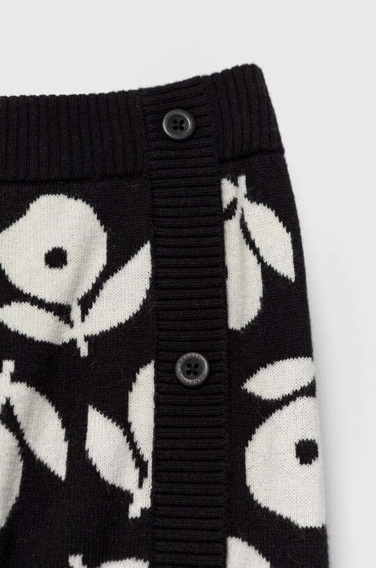 Дівчинка Дитяча спідниця з домішкою вовни United Colors of Benetton 18AYQ000C.G.SEASONAL чорний