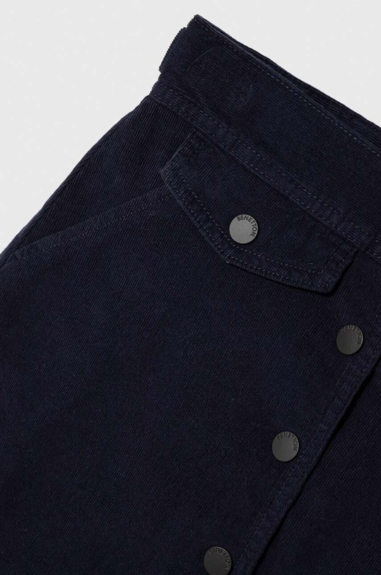 Dziewczynka United Colors of Benetton spódnica sztruksowa dziecięca 4TVCC000Y.G.SEASONAL granatowy