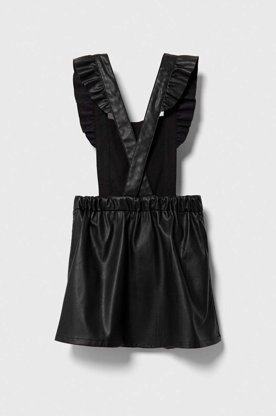 Дитяча сукня United Colors of Benetton 4VF8GT00B.P.SEASONAL чорний AW23