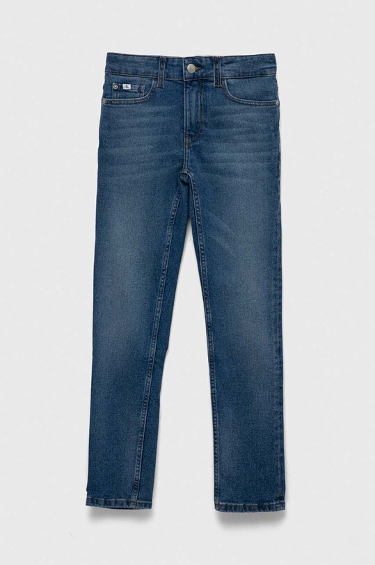 Детски дънки Calvin Klein Jeans с регилация син IB0IB01716.9BYX