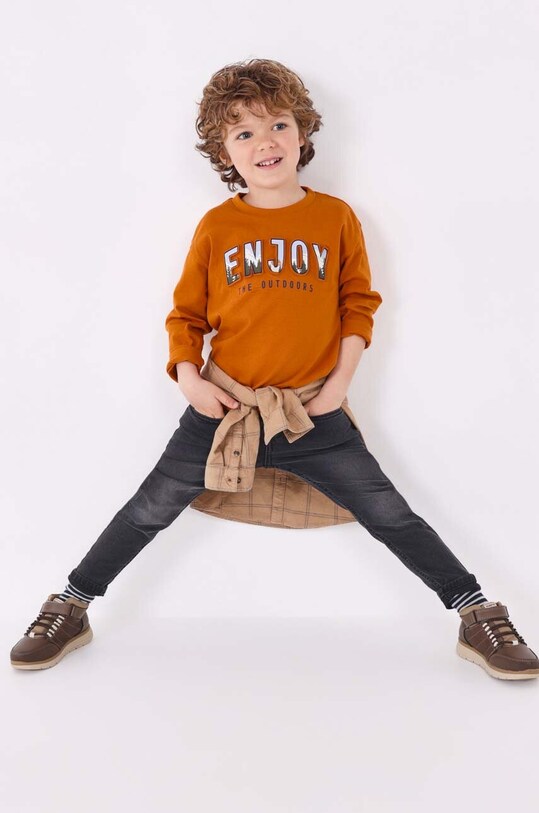 Дитячі джинси Mayoral skinny fit 4521.5F.Mini.9BYX сірий AW23