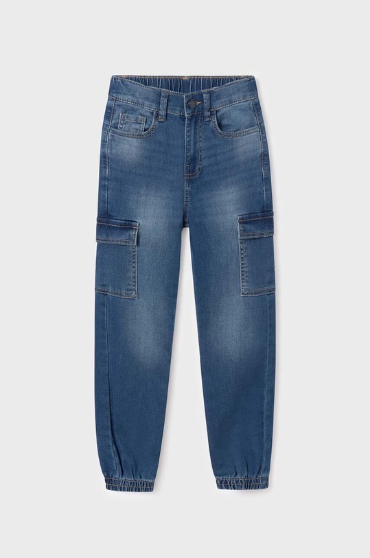 Mayoral jeans copii cargo Planet friendly albastru 7518.7C.Junior.9BYX