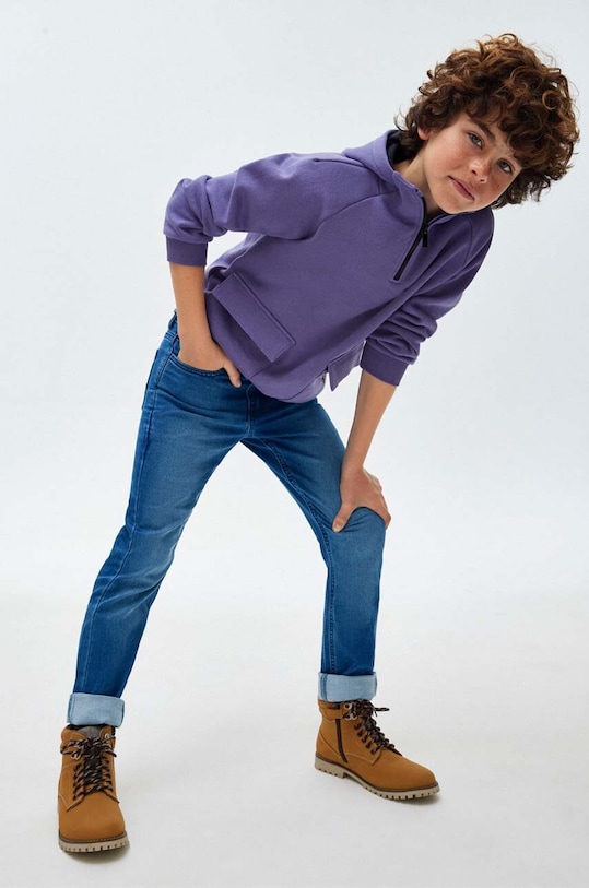 Dětské rifle Mayoral soft denim Planet friendly modrá 7524.7E.Junior.9BYX