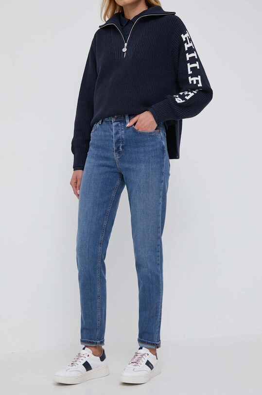 Traperice Tommy Hilfiger visoki plava WW0WW38895