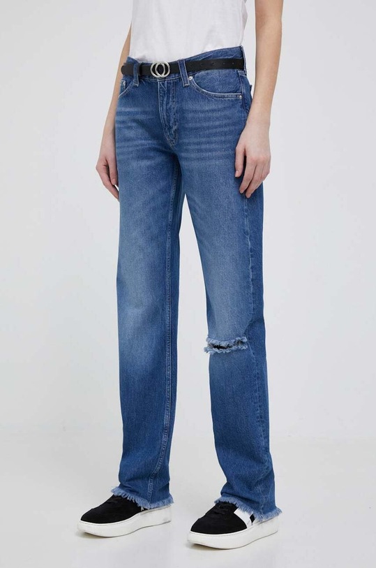 Calvin Klein Jeans jeansy J20J221224 niebieski AW23