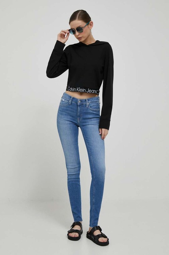 Kavbojke Calvin Klein Jeans J20J221227 modra AW23
