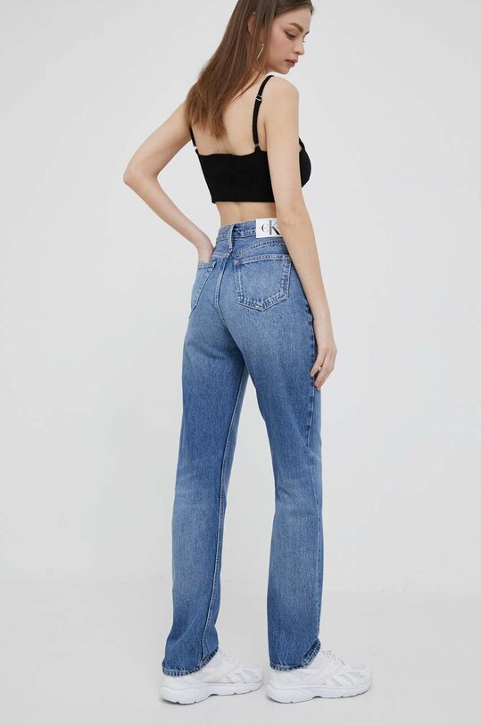Oblačila Kavbojke Calvin Klein Jeans J20J221244 modra