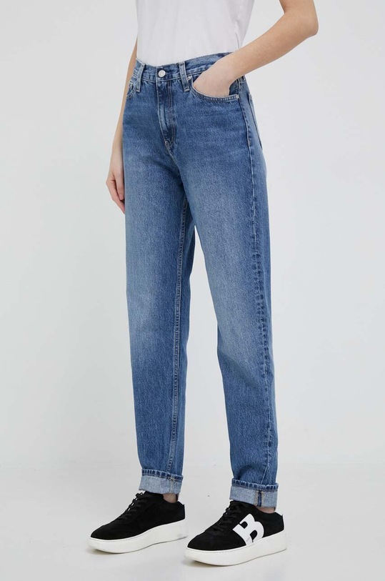 Дънки Calvin Klein Jeans Planet friendly син J20J221682