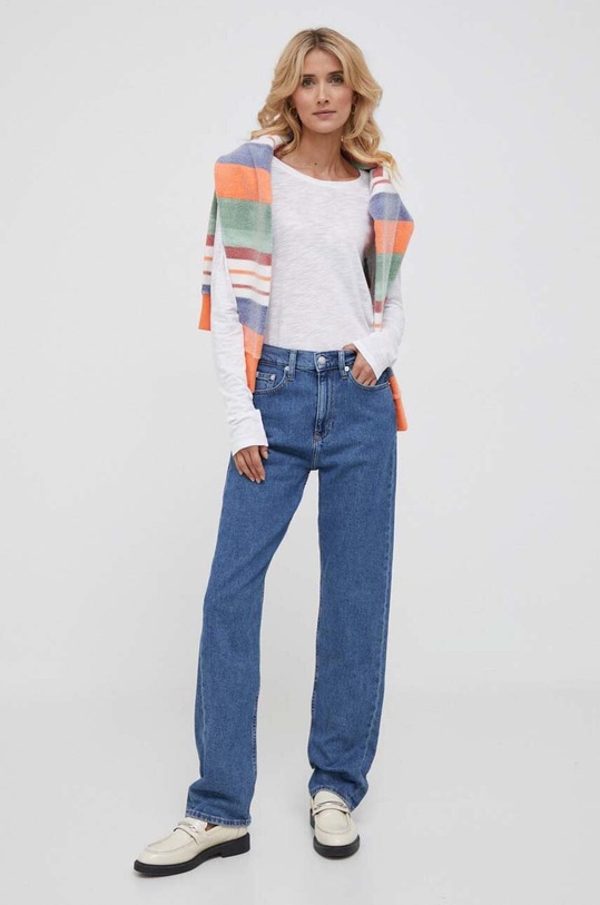 Rifle Calvin Klein Jeans J20J222511 modrá AW23