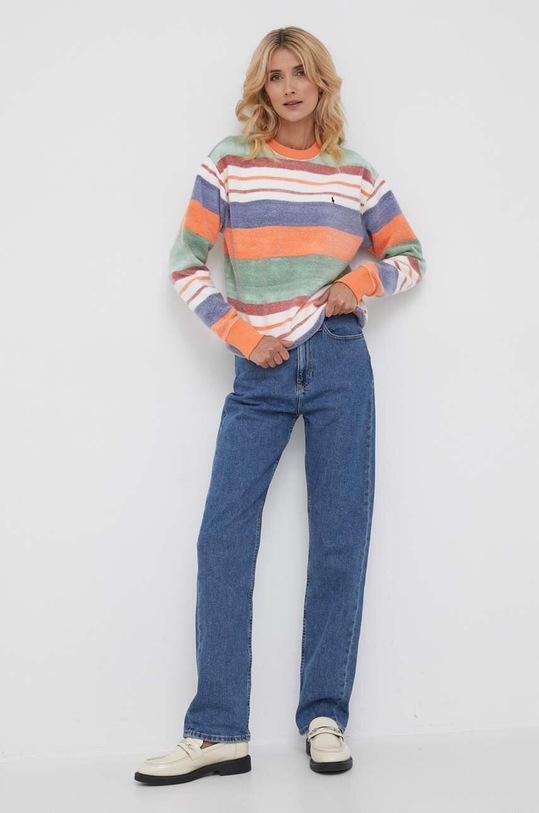 Rifle Calvin Klein Jeans modrá J20J222511