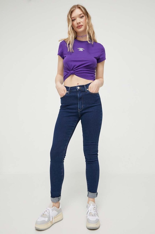 Tommy Jeans jeansi Sylvia DW0DW16007 bleumarin AW23