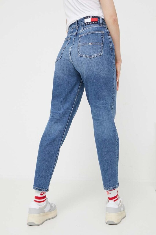 Odzież Tommy Jeans jeansy MOM JEAN DW0DW16017 granatowy