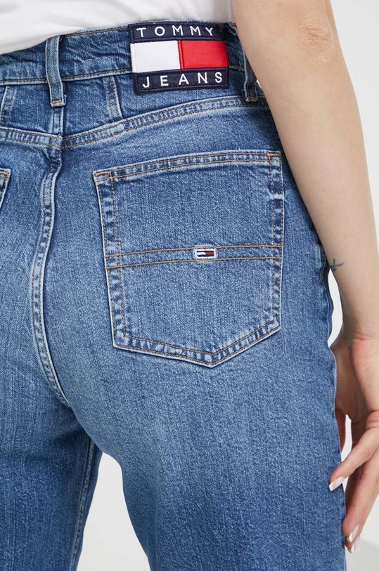 Tommy Jeans jeansy MOM JEAN DW0DW16017 granatowy