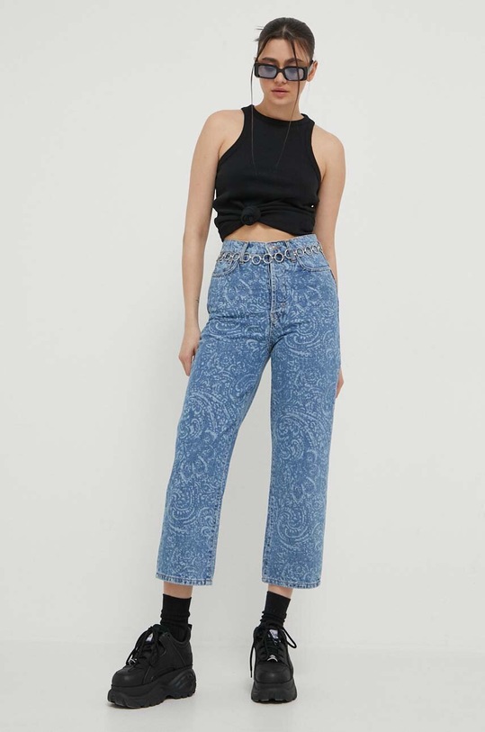 HUGO jeansy 933 50501528 niebieski AW23