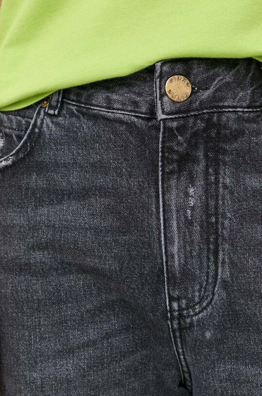 Pinko jeansy czarny 100218.A145