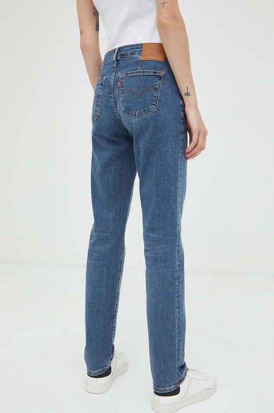 Îmbrăcăminte Levi's jeansi 712 SLIM WELT POCKET A6199.0003 albastru