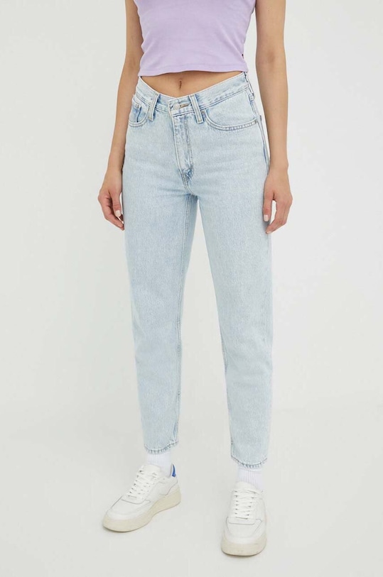 Levi's jeansi 80S MOM JEAN Planet friendly albastru A3506.0014
