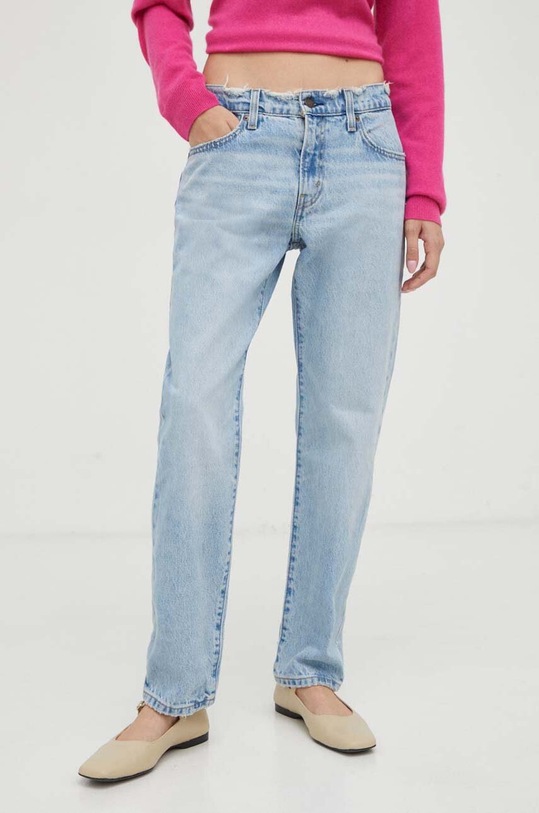 Levi's jeansy MIDDY STRAIGHT Planet friendly niebieski A4690.0004