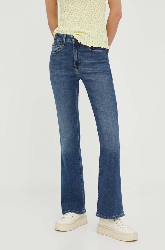 Levi's jeansy 725 HIGH RISE BOOTCUT Planet friendly granatowy 18759.0115