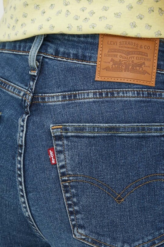 Levi's jeansy 725 HIGH RISE BOOTCUT granatowy 18759.0115