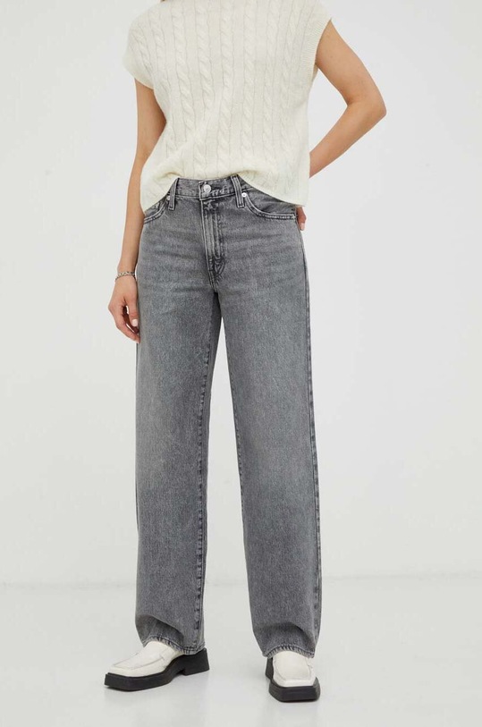 Džíny Levi's BAGGY DAD Planet friendly šedá A3494.0025