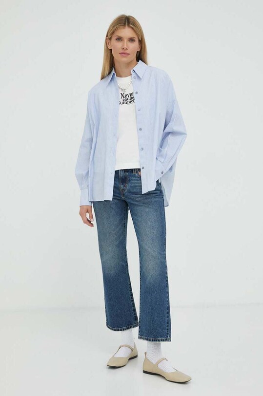 Levi's jeansi MIDDY ANKLE BOOT A5563.0001 albastru AW23