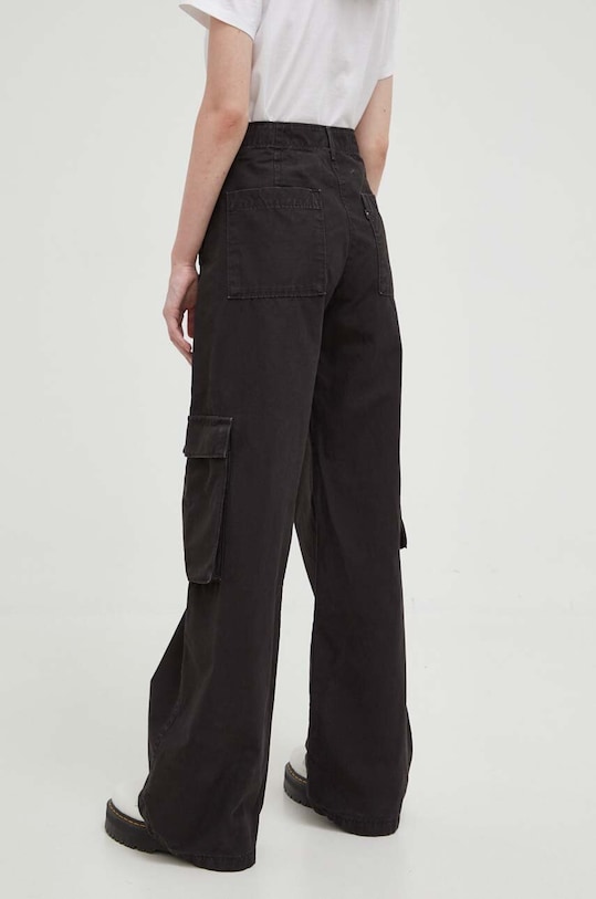 Îmbrăcăminte Levi's pantaloni de bumbac BAGGY CARGO A6077.0003 negru