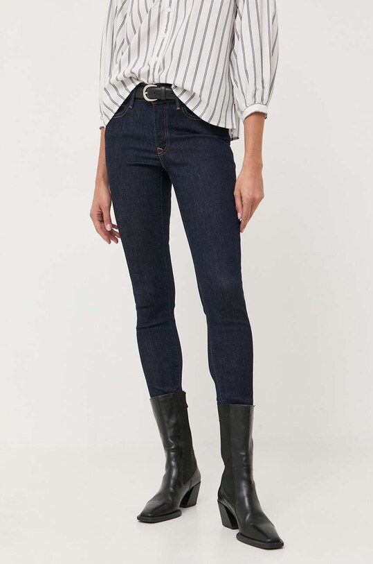 Rifle Levi's 711 DOUBLE BUTTON A6215.0001 tmavomodrá AW23