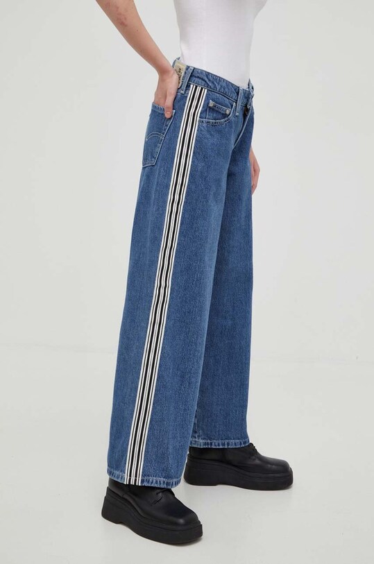 Τζιν παντελόνι Levi's SilverTab χαμηλή σκούρο μπλε A6282.0000