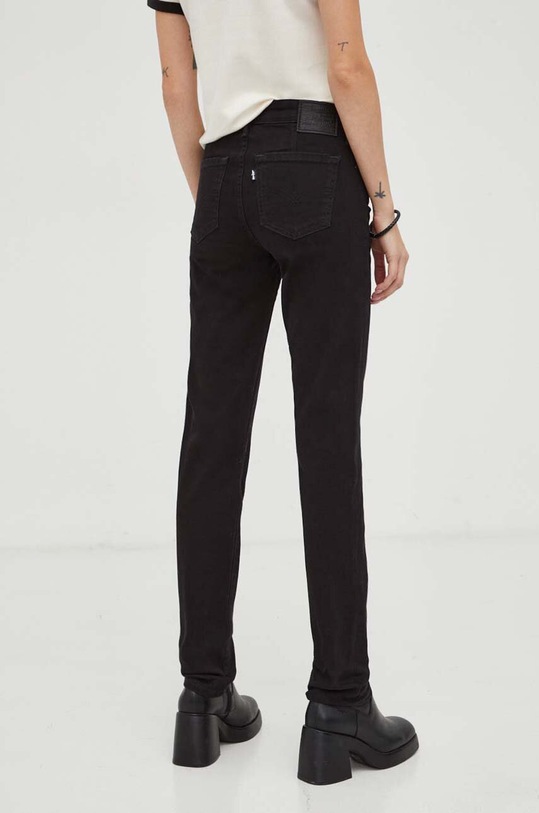 Oblačila Kavbojke Levi's 712 SLIM WELT POCKET A6199.0001 črna