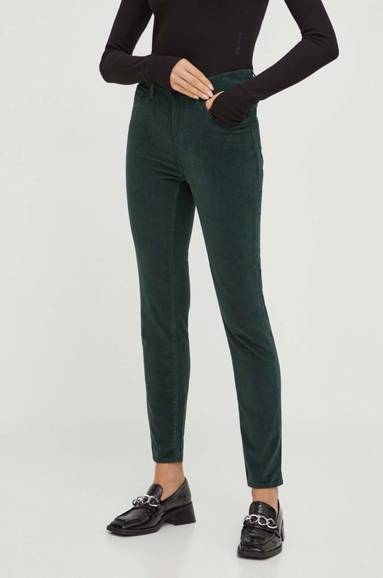 Levi's pantaloni de catifea cord 724 drept verde 18883.0249