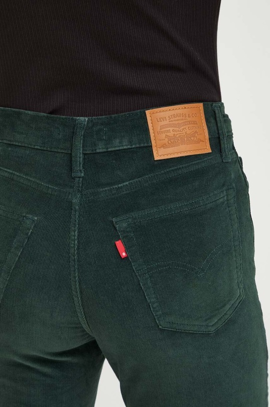 Levi's pantaloni de catifea cord 724 verde 18883.0249