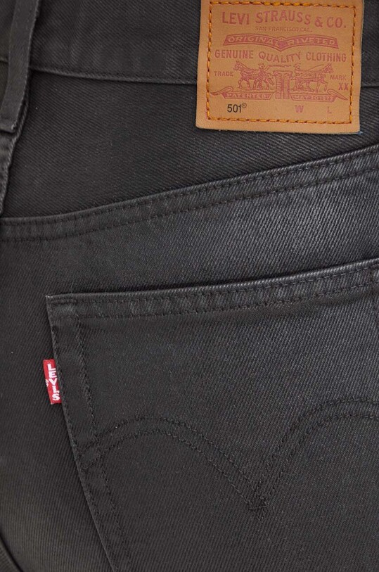 Τζιν παντελόνι Levi's 501 μαύρο A6186.0000