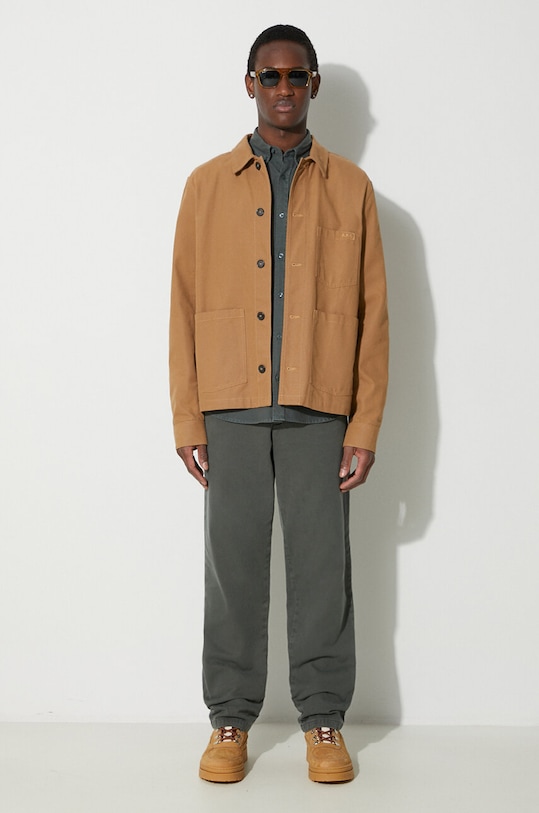 Nohavice Samsoe Samsoe JOHNNY M23300059 zelená AW23