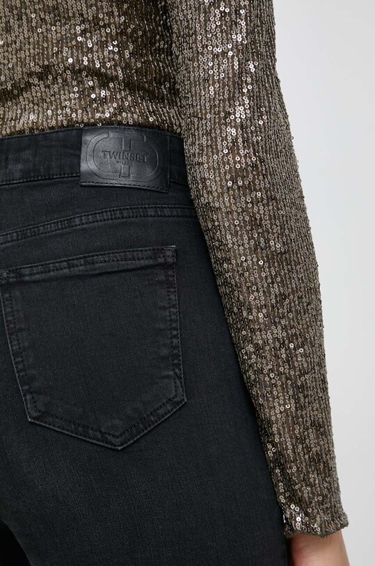 Twinset jeansy czarny 232TP2410