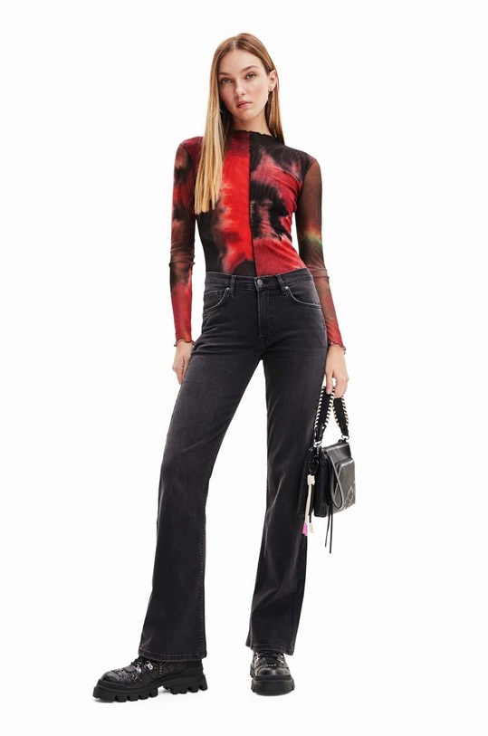 Desigual jeansy granatowy 23WWDD14