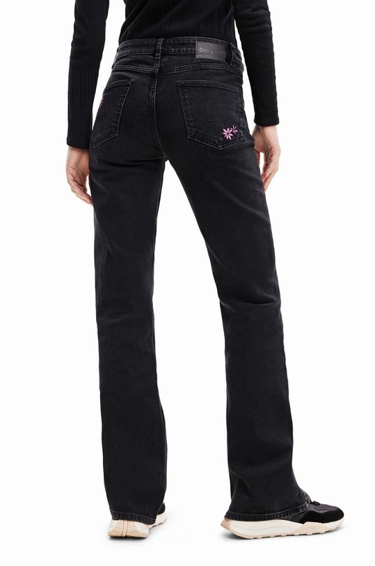 Τζιν παντελόνι Desigual 23WWDD52 μαύρο AW23