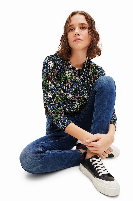 Îmbrăcăminte Desigual jeansi 23WWDD90 albastru