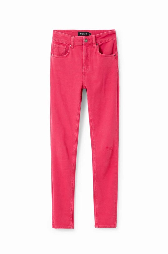Desigual jeansy 23WWDD92 różowy