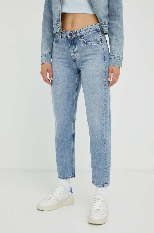 Marc O'Polo jeansy Hetta Planet friendly niebieski 307929012369